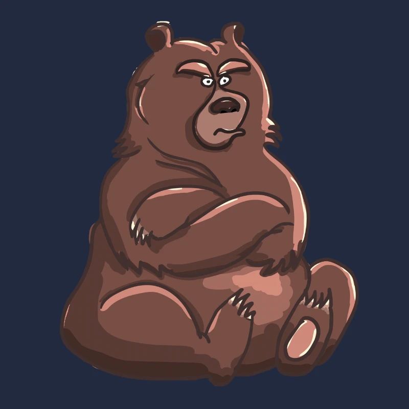 Doba the grumpy bear
