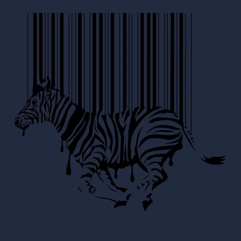 Zebra Barcode Banksy drôle d'esprit QR Code idée