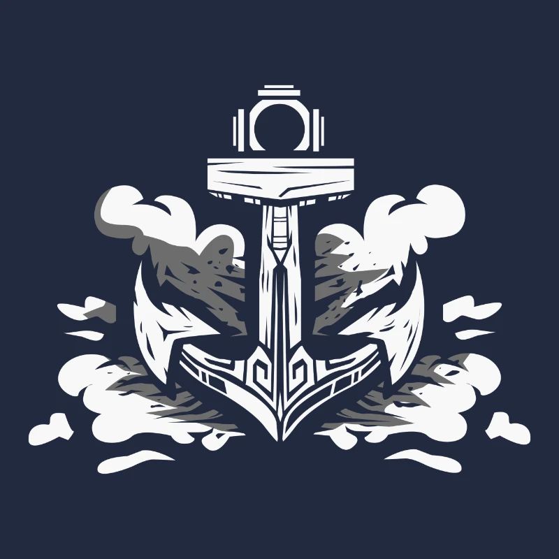 Schifffahrt Seefahrt Anker Schiff Leuchtturm