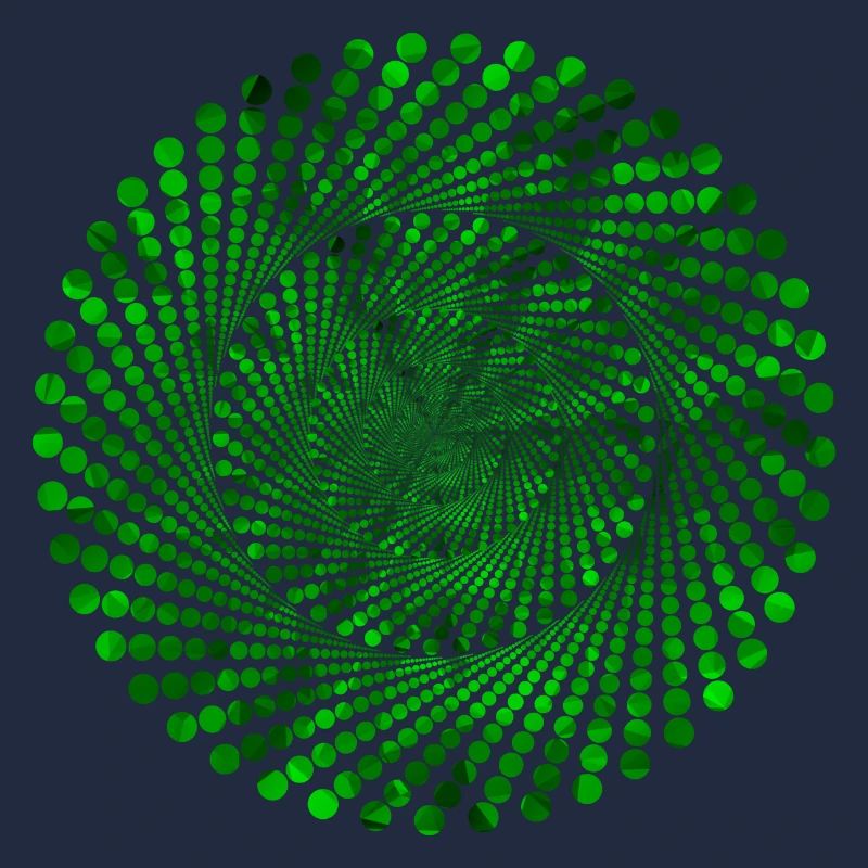 Spirale de points