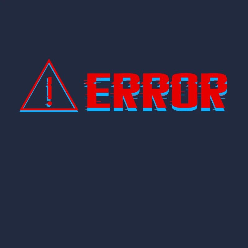 ERROR Mistake Glitch T-Shirt Gift Idea