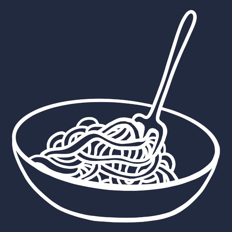 Spaghetti bowl noodles fork spaghetti server