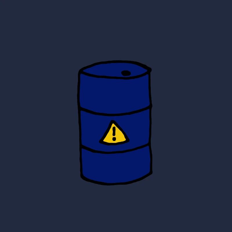 Fass mit Gefahrgut, Comic, Geschenkidee