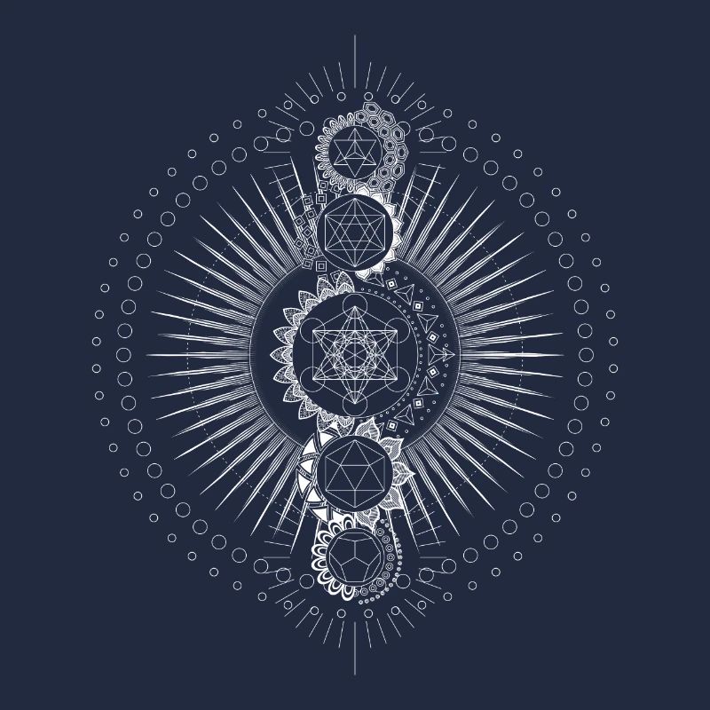 Sacred Geometry Metatron's Cube Transcendence