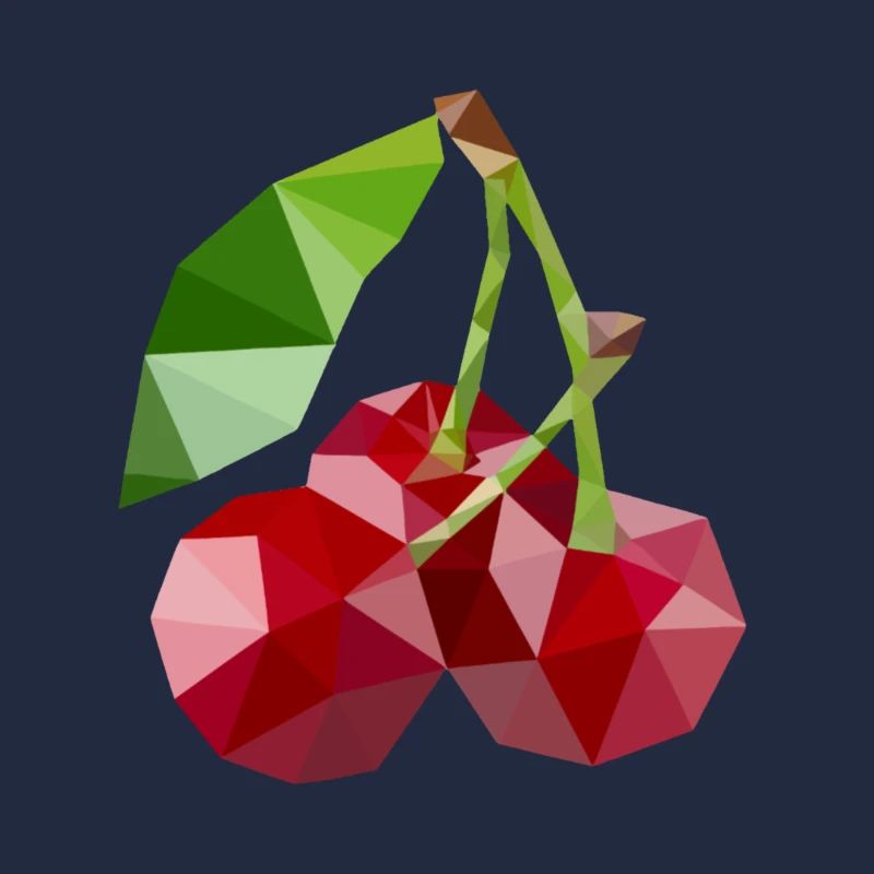 Low poly cherry