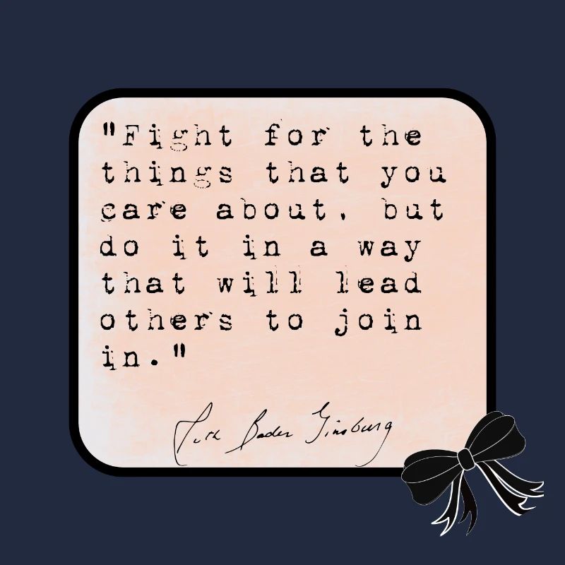 RBG Ruth Bader Ginsburg - citation