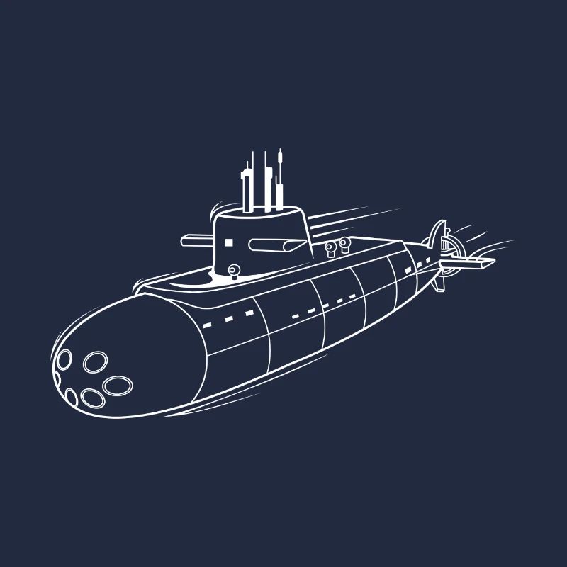 U-Boot - Submarine - Blaupause
