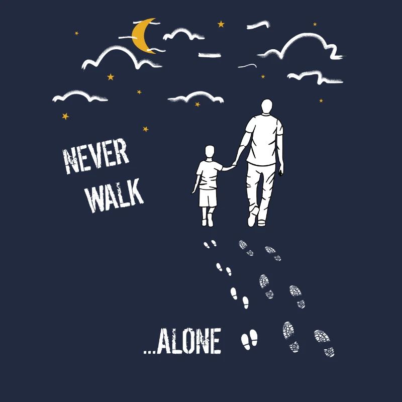 Father and son never walk alone