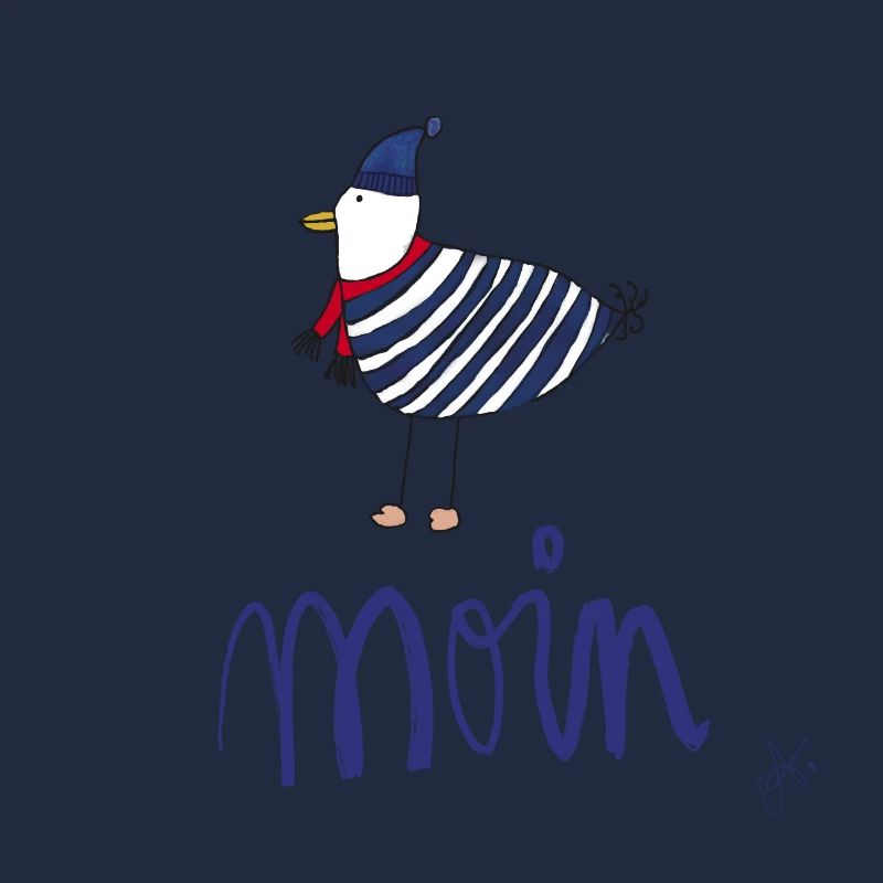 Moin Möwe Ringelshirt