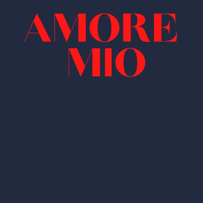 AMORE MIO Geschenkidee und T-Shirt