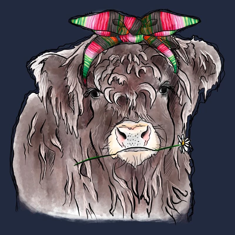 Vache de chéri de highland
