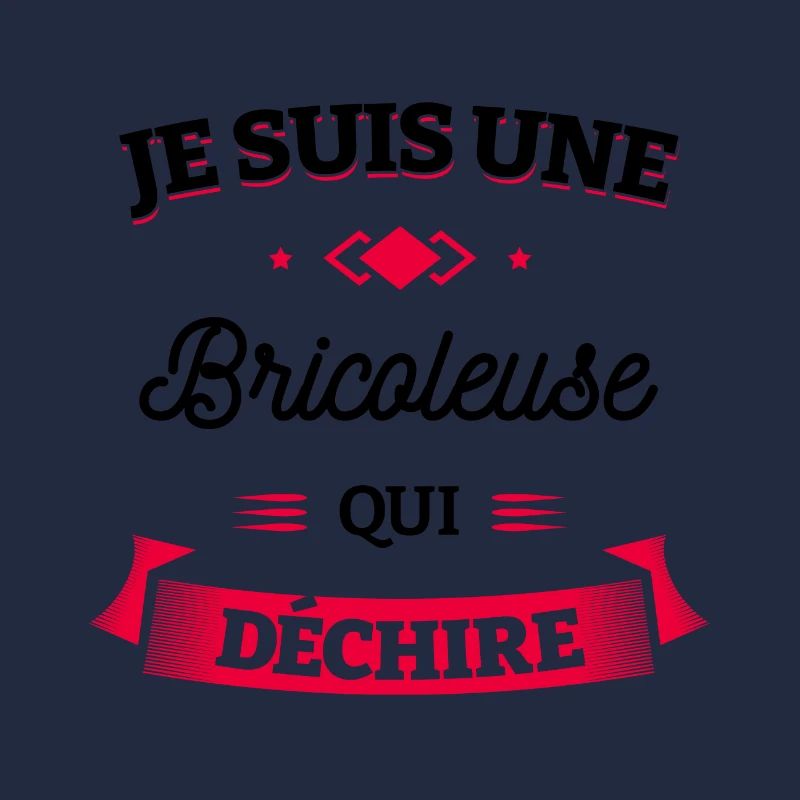 BRICOLEUSE QUI DÉCHIRE