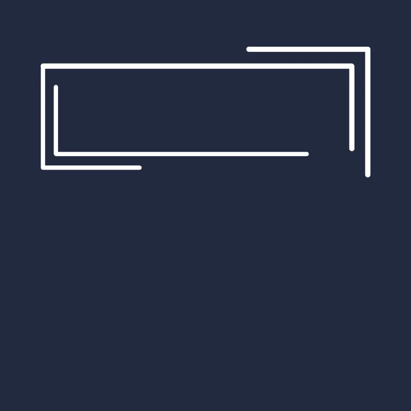 White box frame line line