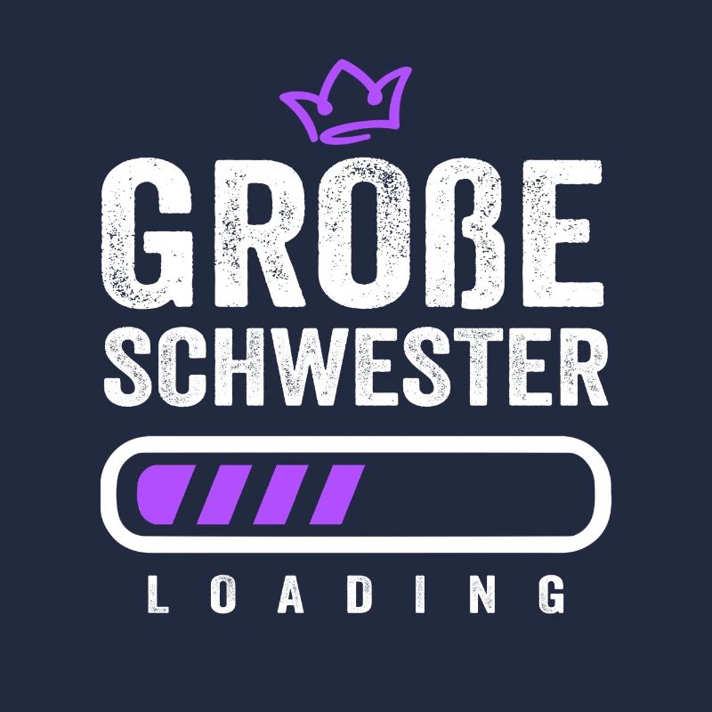 GROßE SCHWESTER LOADING LADEBALKEN KINDER GESCHENK