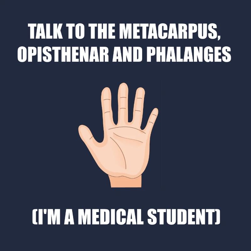 Sprechen Sie mit Metacarpus (Medizinstudent)