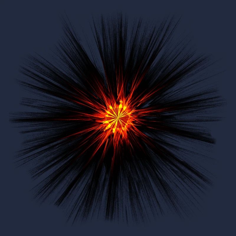 Dunkle Explosion