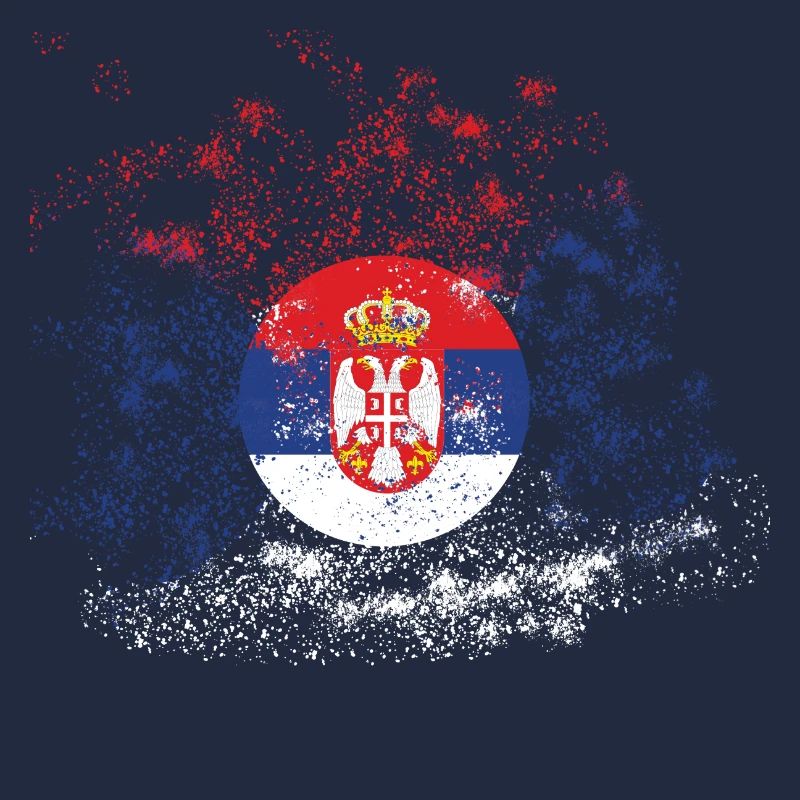 Serbie Coupe du Monde Drapeau Couleurs Épingles