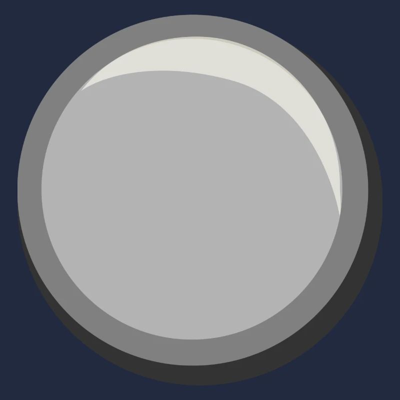 Silber Knopf Kreis Sticker Vorlage