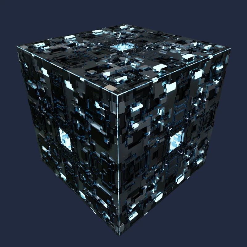 Cube sci-fiction