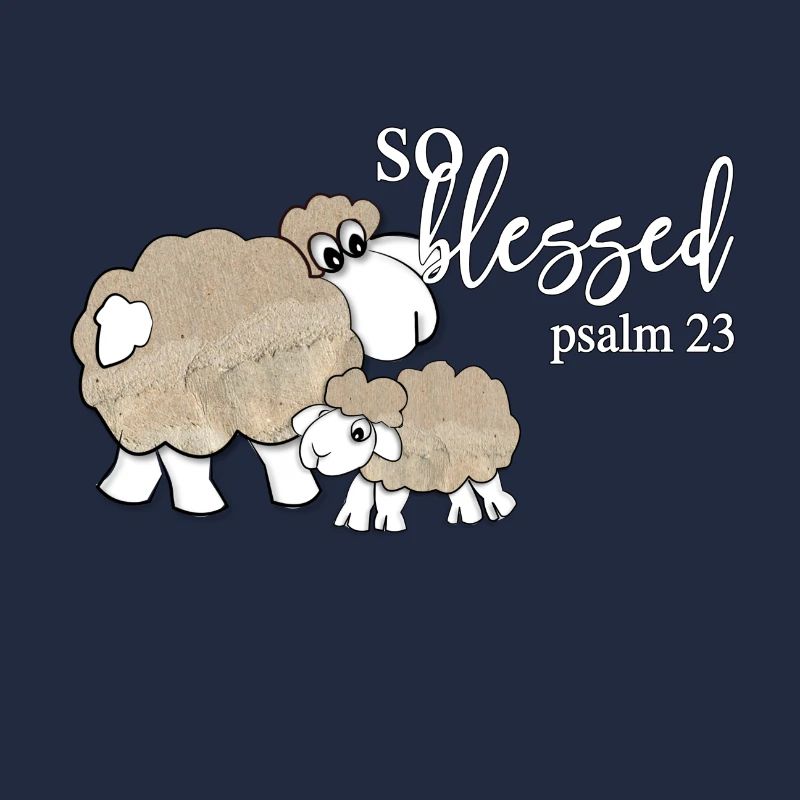 Christian Design So gesegneter Psalm 23