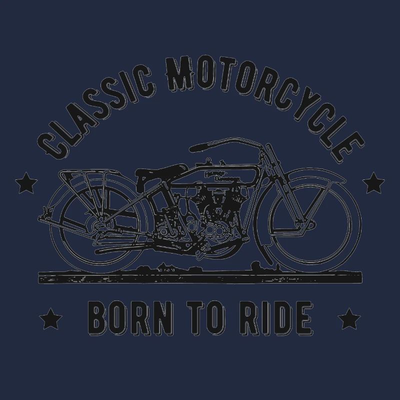 Klassisches Motorrad klassisches Motorrad