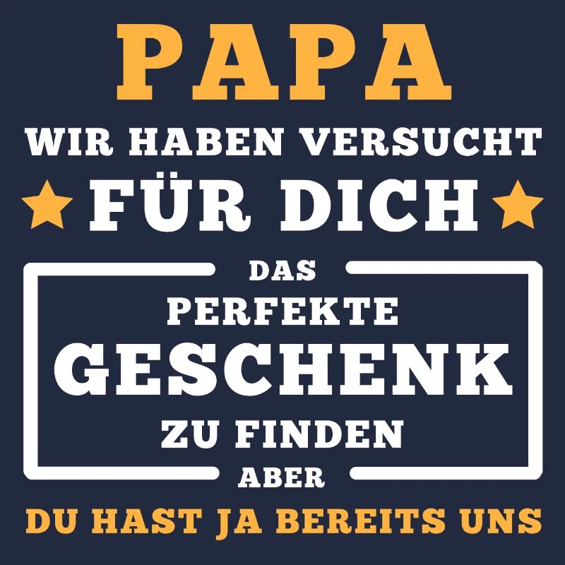 Papa Papi Vatertag. Perfekte Geschenk Deine Kinder