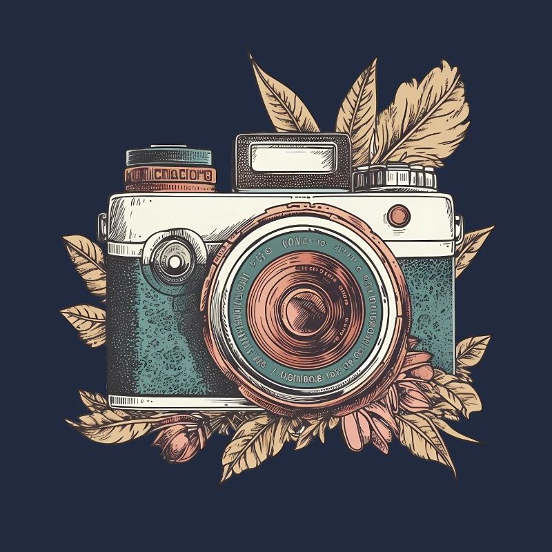 Cool Vintage Retro Camera Boho Style