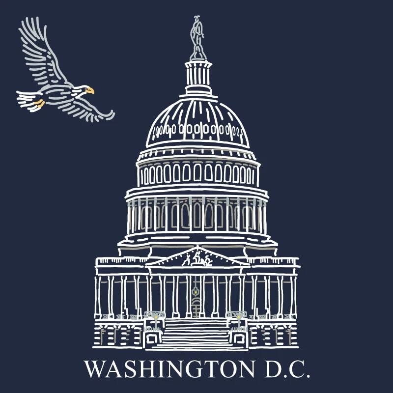 Washington D.C., Structure du Capitole, Pygargue à tête blanche