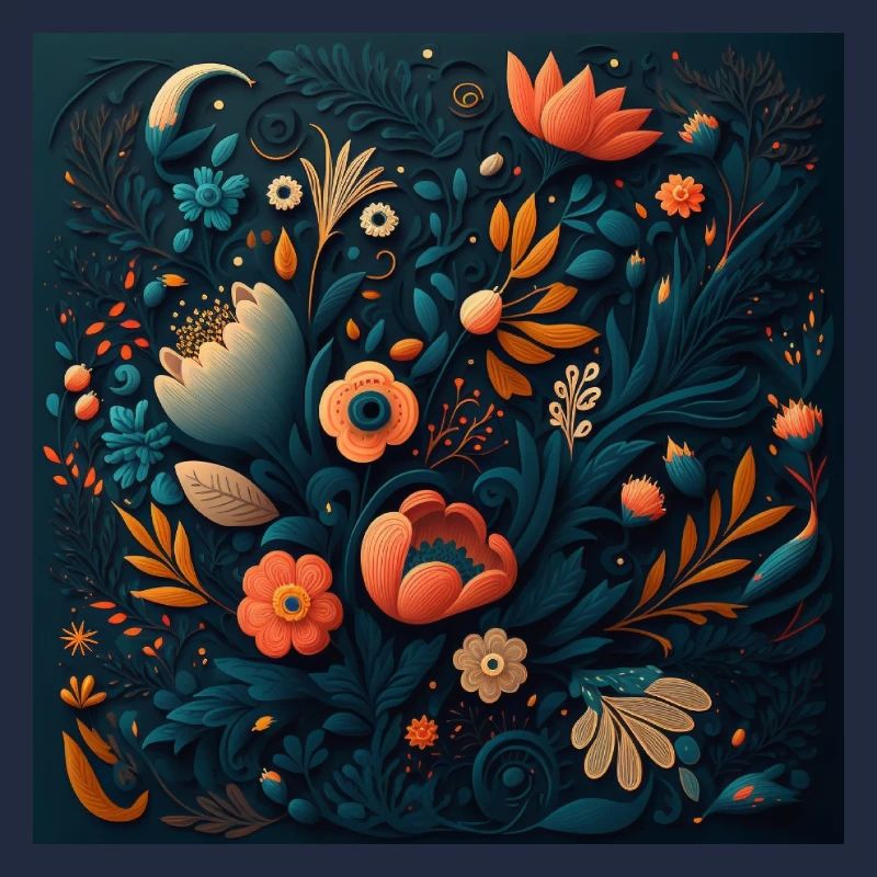 Botanicals Flower Pattern