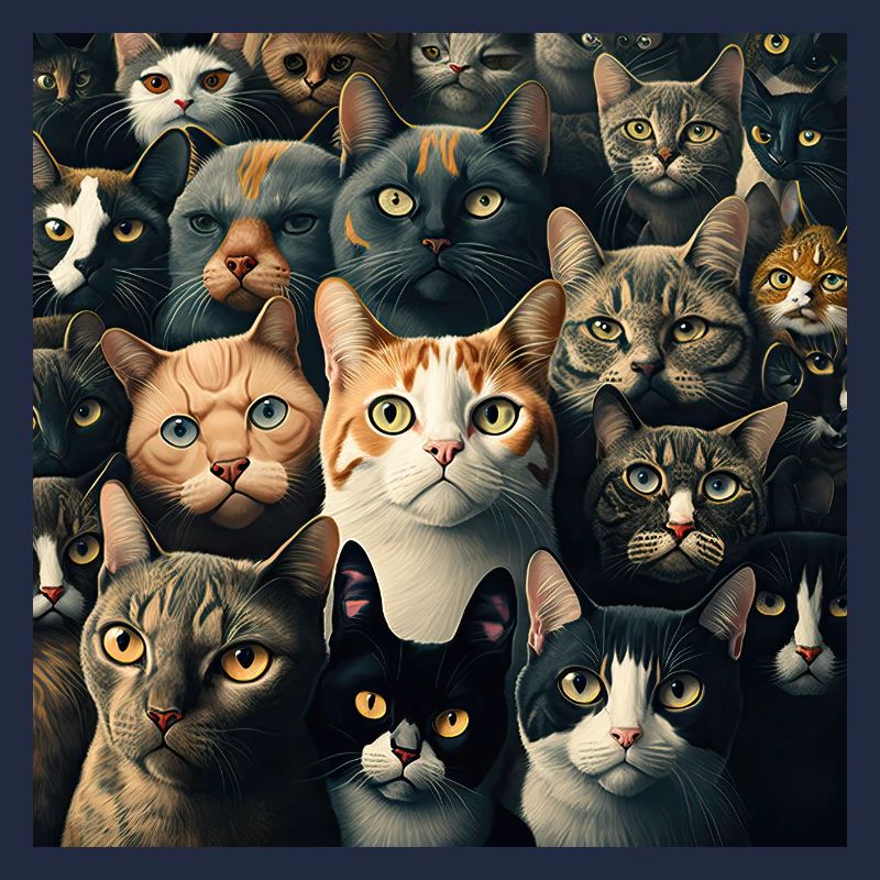 Katzen Muster