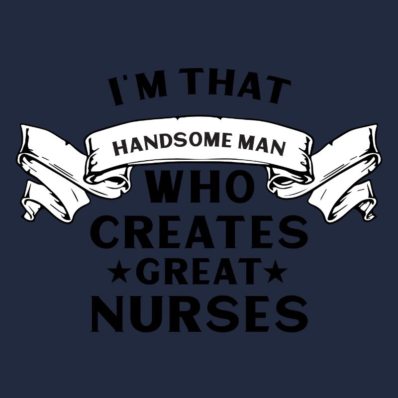Handsome man who creates great nurses - black