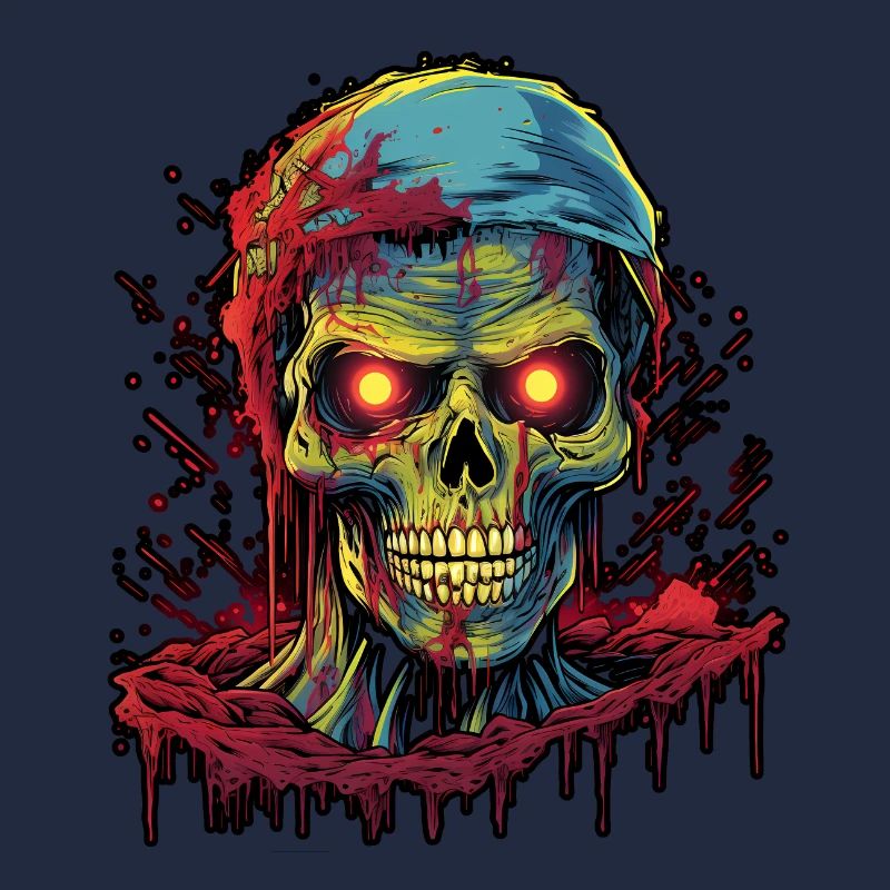 Trash Horror Zombie dans un style rétro