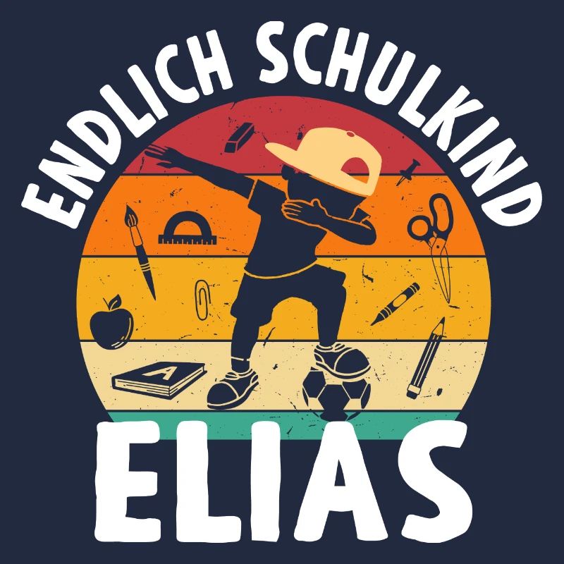 Endlich Schulkind Noah Dabbing Schüler