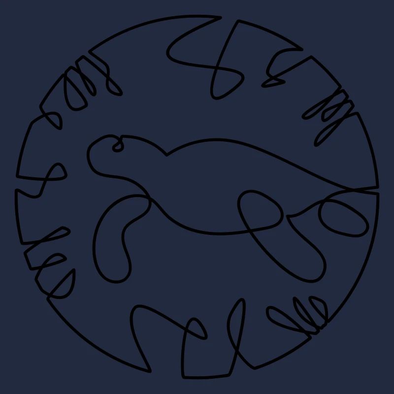 Turtle One Line Fine Art