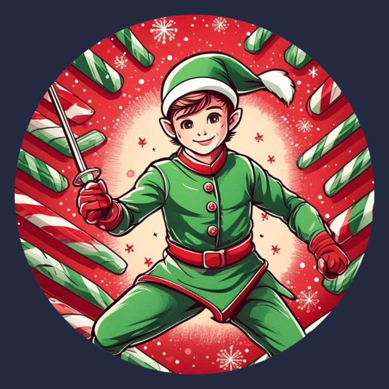 Clôture elfe de Noël