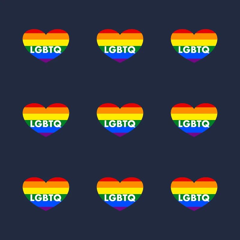 Rainbow Heart LGBTQ Pride