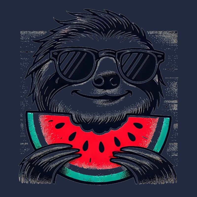 Faultier Wassermelone