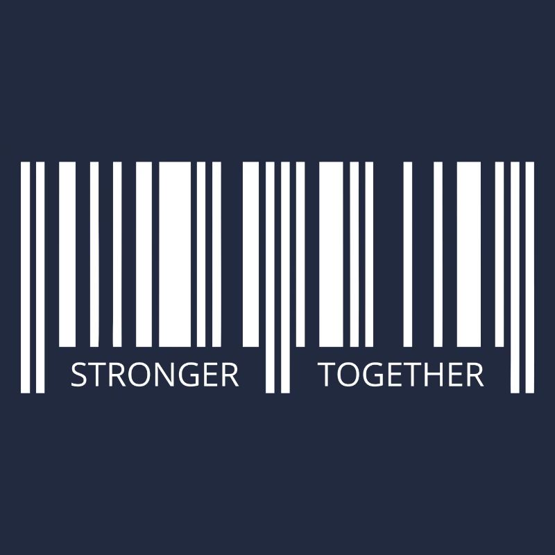 Together strong Corona Barcode Strichcode Partner