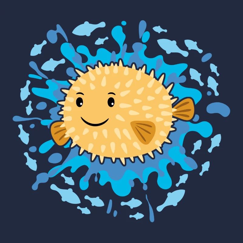 Doux petit poisson-globe