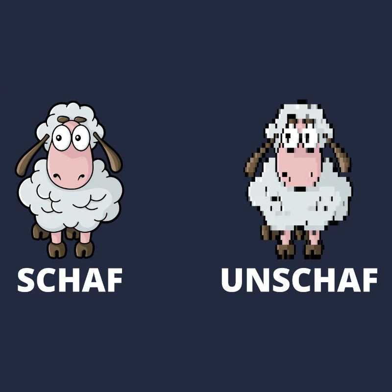 Schäfchen Schaf Unschaf Schafbock Schaffell