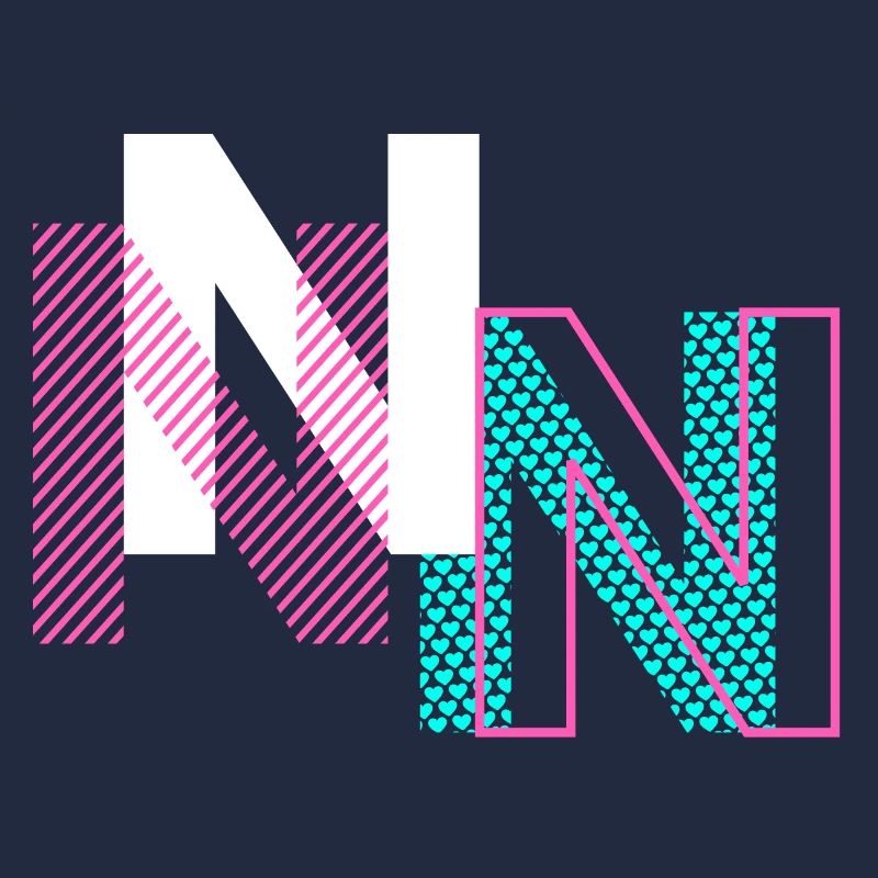 N Buchstabe Design