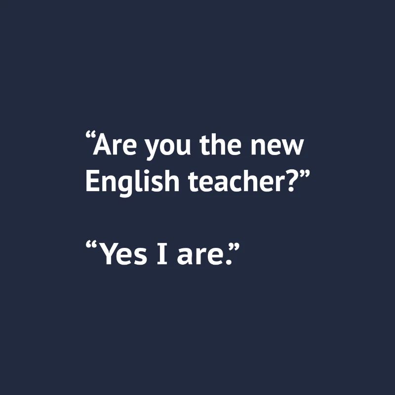 Witziger Englisch Lehrer Spruch. cooles Geschenk