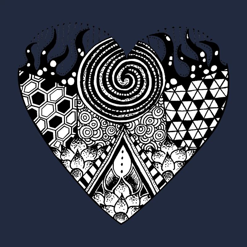 Herz Zentangle patterncontest