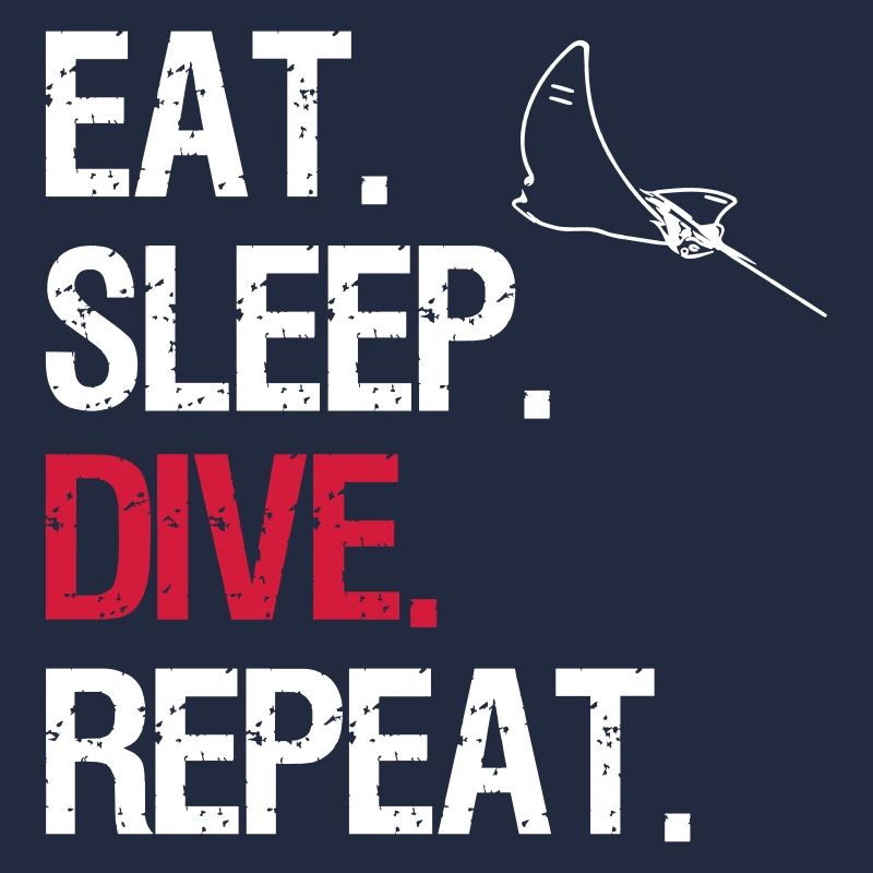 Eat Sleep Dive Repeat - Adlerrochen