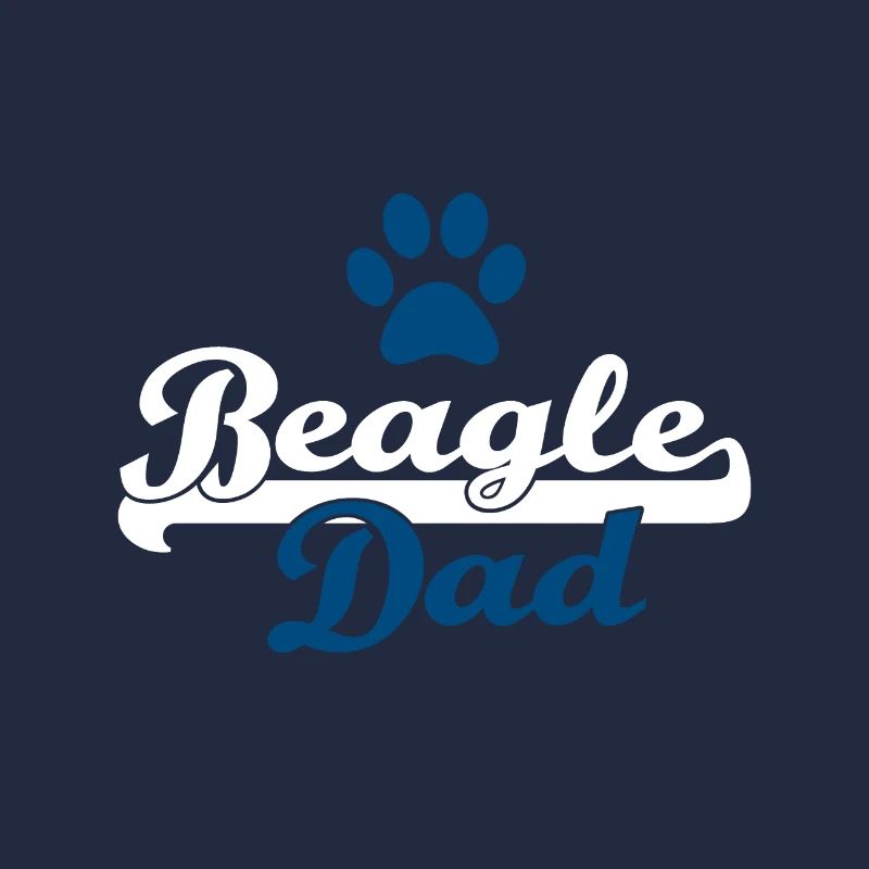 Beagle Dad, Hunde Papa, Spruch, Geschenkidee