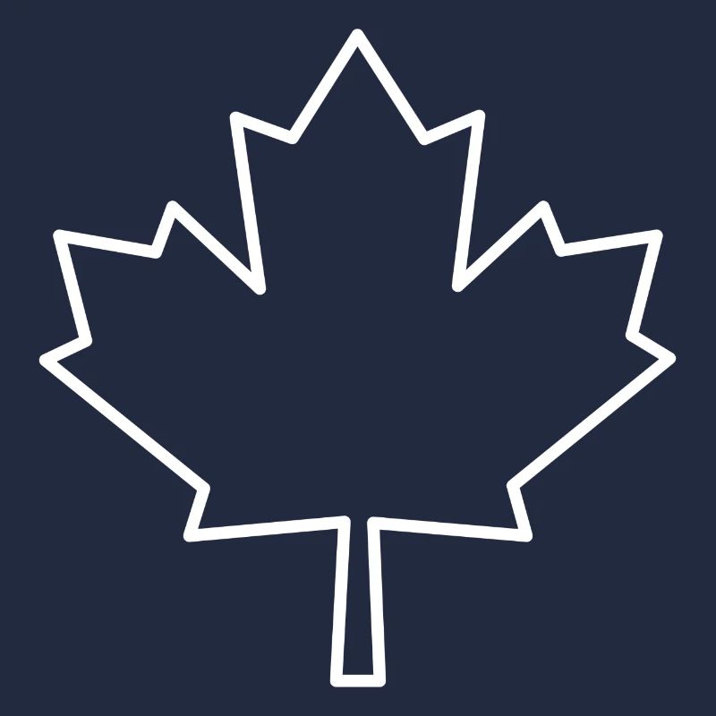 Contour de la feuille d'érable