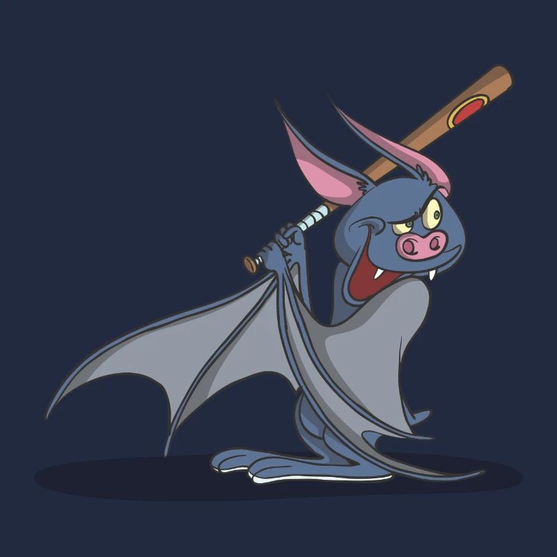 Batte avec batte de baseball