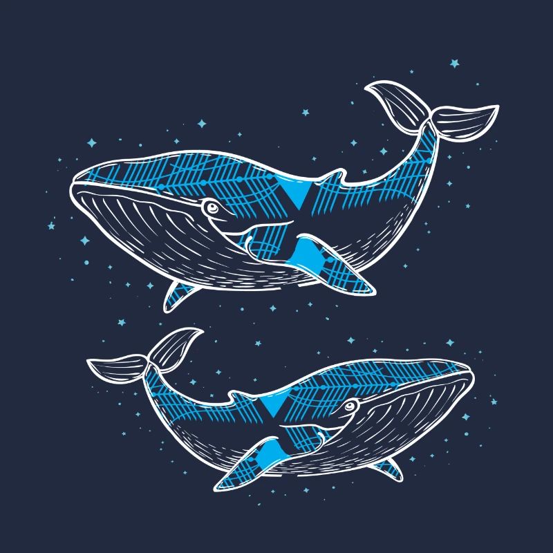 Deux baleines