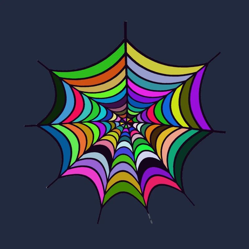 Color Spider Web Geschenk Spiderman Spinnennetz