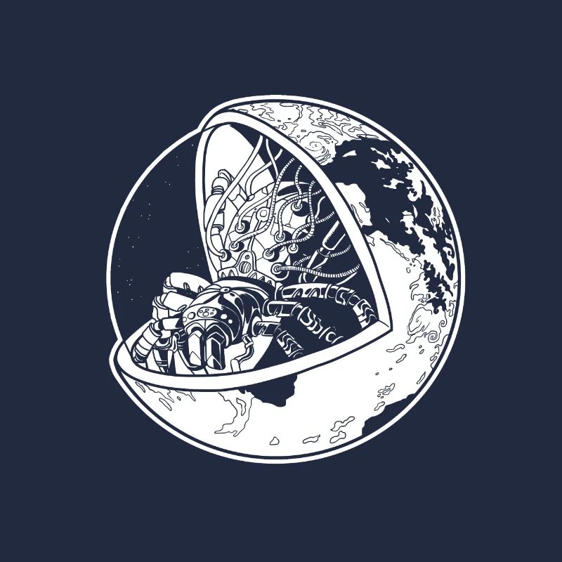 Spider Earth N&B